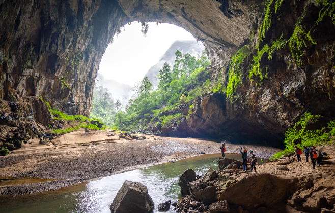 Son Doong Cave - one of the largest caves in the world