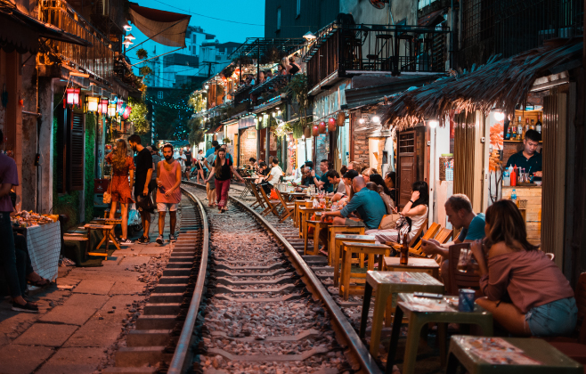Taking a street food tour in Hanoi is a must-do activity in Vietnam