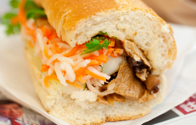 Banh Mi is a signature street food in Vietnam