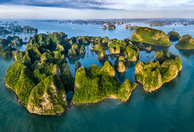 Ha Long Bay was recognized twice by UNESCO as a World Heritage Site