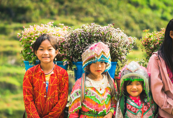 The diversity of ethnic groups in Vietnam creates many beautiful cultural identity