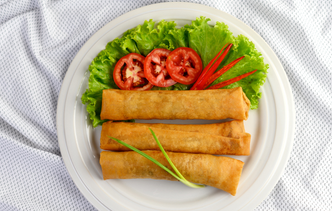 Vietnamese spring roll is one of the most popular Vietnamese street food