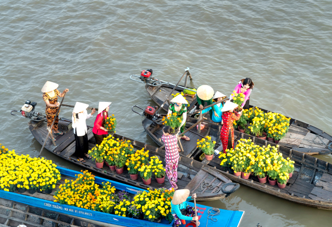 Cruise along the Mekong Delta 