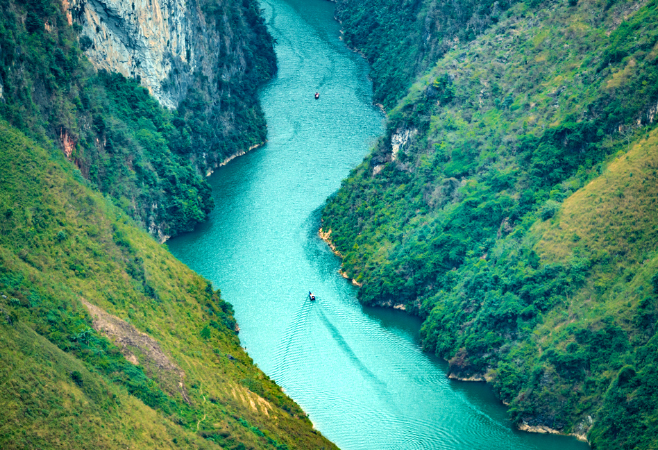 Nho Que River view from Ma Pi Leng Pass 