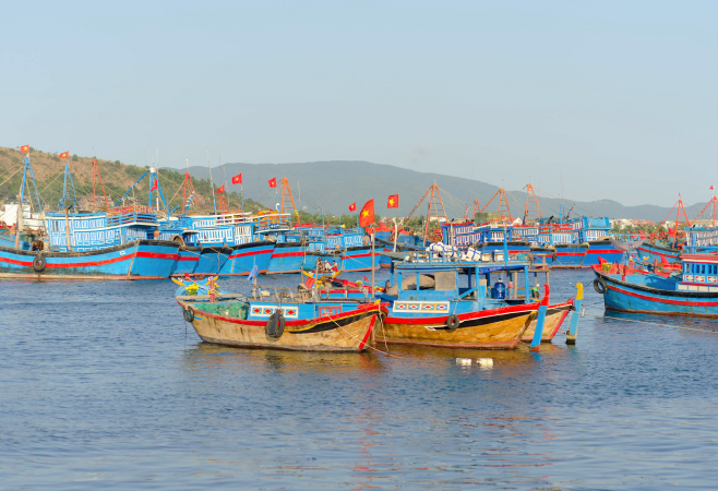 One of the fishing villages in Nha Trang