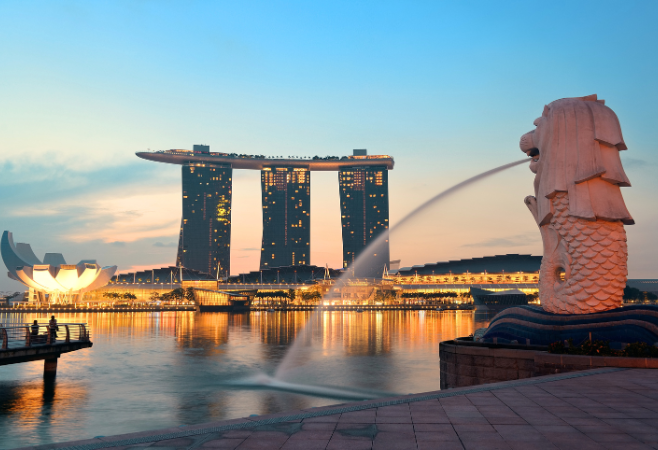 Singapore is a global financial hub