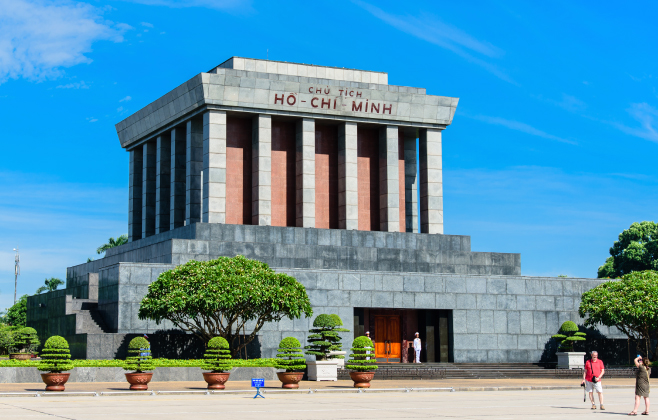 The Ho Chi Minh Mausoleum is one of the must-visit Vietnam historical sites