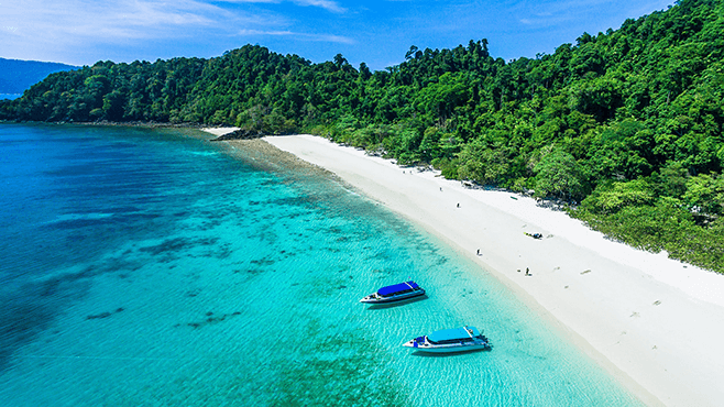 Wonderful beaches in Southeast Asia